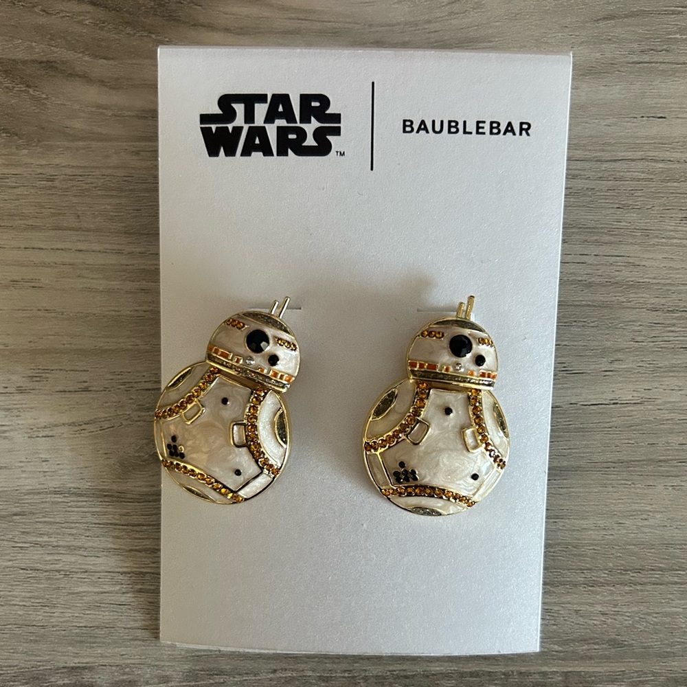 Star Wars BB-8 BaubleBar earrings